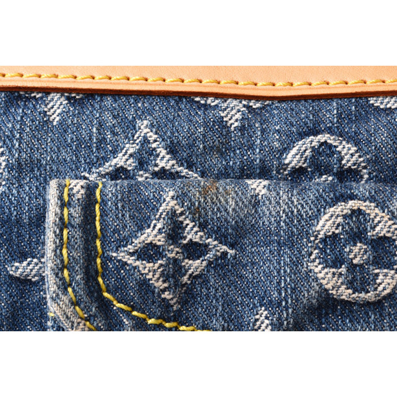 Tote  Monogram Denim Neo Speedy Blue - Picture 4 of 8